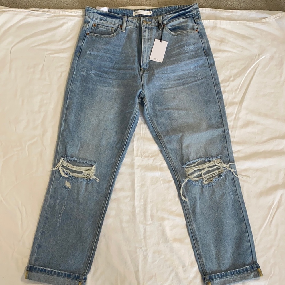 High Rise Boyfriend Jeans